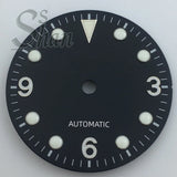 Explore watch dial 29mm dial with 369 digital stripe indices is suitable for the NH35 NH36 Miyota8215 821A ETA28242836 PT5000 DG2813 movement parts