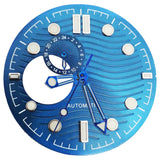 NH39 Watch Dials 31mm Subsecond dial  Hands Green Luminous  Watch Accessories Parts