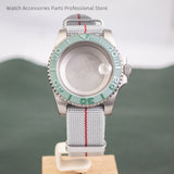 40mm Titanium Watch Case Nylon Strap Sapphire  For ETA2824 PT5000 NH35 NH36 SUB GMT Watch Accessories