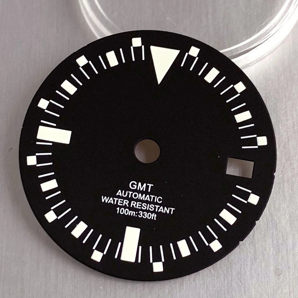 29mm NH34 GMT watch dial Vintage Orange MarksMod Watch Accessories Fit NH34 NH34A Movement Watch Parts Tool Set