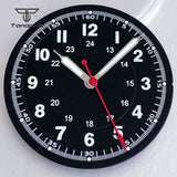 36mm Titanium Watch Case+29mm Dial+Hands Pilot Wristwatch Parts Fit NH35 NH36 ETA2824/2836 PT5000 ST2130 Miyota8215 8205 821A