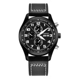 Quartz Chronograph Watch Corgeut 9003 44mm Date Month MIYOTA OS00 Multi-function Watch Mineral