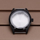 40mm Pilot Watch Case Brushed Design 316L Stainless Steel For Seiko NH35 NH36 NH34/38 Movement 10ATM Watch Parts