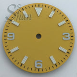 Explore watch dial 29mm dial with 369 digital stripe indices is suitable for the NH35 NH36 Miyota8215 821A ETA28242836 PT5000 DG2813 movement parts
