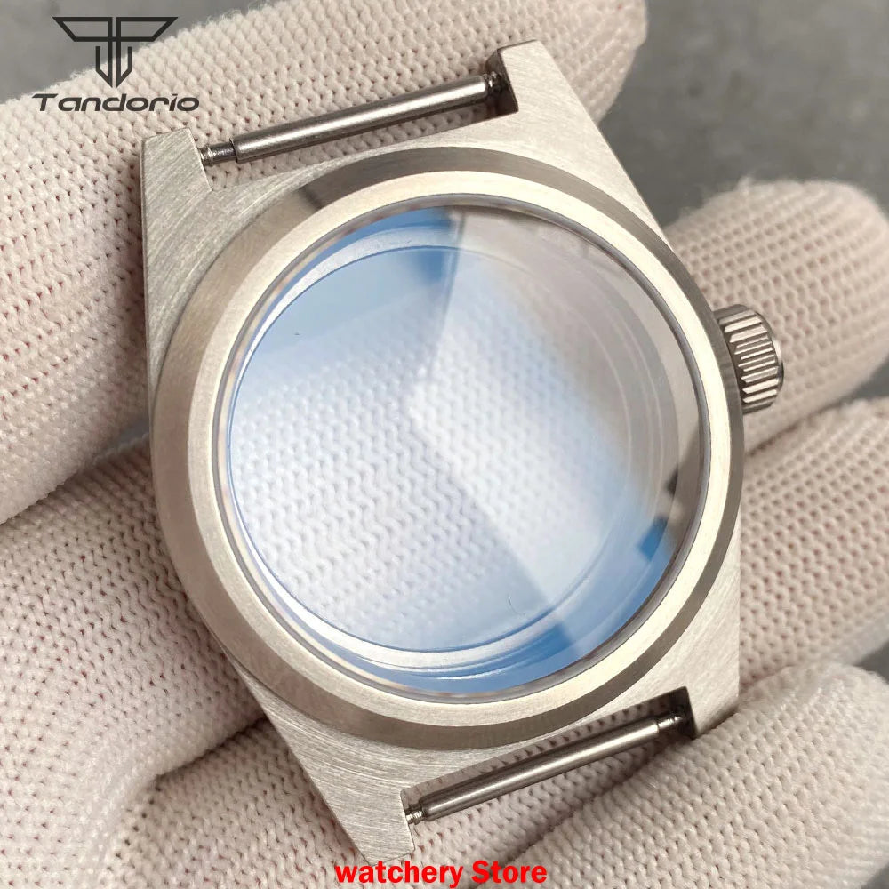 Unimatic U2 Watch Case 38mm Brushed Watch Case Sapphire 20ATM fit NH35 NH36 NH38 ETA2824 Automatic Movement Watch Parts