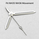 NH35 Hands Silver/Blue Watch Hands Fit NH35 NH36 PT5000 ETA2836 2824 DG2813 3804 Miyota8215 8205 821A Movement Watch Accessories