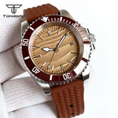 40MM Sand Dune Submariner Mod Tandorio TD266S Sapphire For  Miyota 8215/NH35/2824 Movt 10ATM