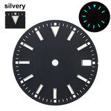 151 type of dials Submariner 28.5mm dial with calendar window suitable for NH35 movement luminous dial can support DIY dial customization name/logo