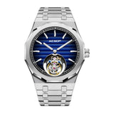 AESOP 7057  Flying Tourbillon Skeleton Watch For Man Luxury Sapphire 50ATM Gradient D
