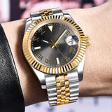 Rome DateJust Watch Tandorio TD136R 36mm 39mm Roman Numbers NH35 Automatic Sapphire 200M Waterproof  Luminous