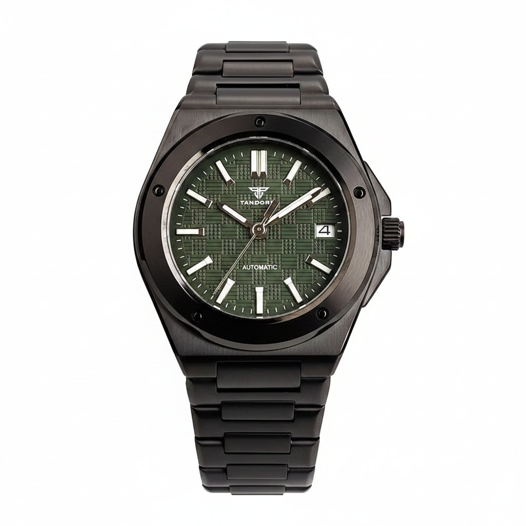 pvd black engineer mod green dial Tandorio