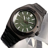 40mm PVD Black Engineer Watch Tandorio TD331P NH35 Automatic Sapphire Glass 100m Waterproof