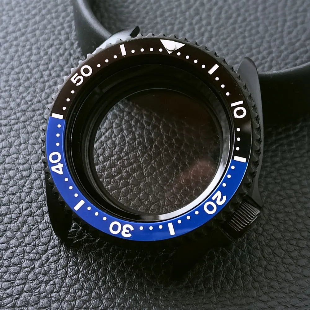 Black SKX007 Case PVD 42mm Sapphire NH35 Mod Case Nh36