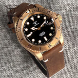 Tandorio TD232B Solid CUSN8 Bronze Watch NH35A PT500040mm Sapphire Submariner Yachtmaster