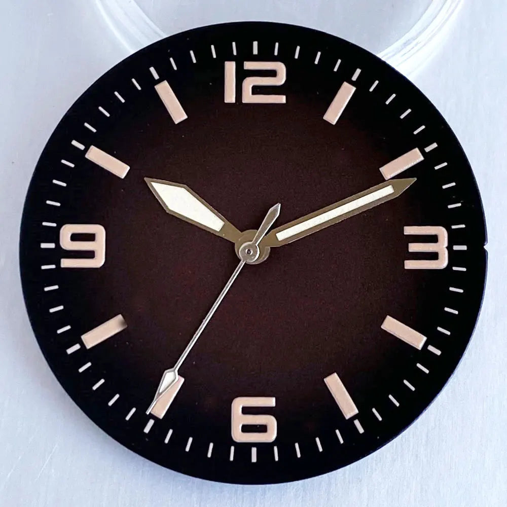 31mm Dial Luminous Hands Fit for NH35 NH36 NH38 ETA2824 PT5000 Miyota8215 Automatic Movement