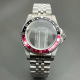 Retro Diver case 39mm,10bar waterproof stainless steel sapphire crystal case, suitable for NH34, NH35, NH36 mechanical movement accessories