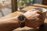 Tandorio TD232B Solid CUSN8 Bronze Watch NH35A PT500040mm Sapphire Submariner Yachtmaster