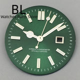 24.5MM Dial for women's watch Sunburst NH05 Watch Dial Gold Rose Sticks Number Women's Mechanical Watch Modified Parts Fit 31mm NH05 NH06 Watch