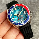 37mm SkX013 Watch Mop Dial Tandorio TD227M 20bar Diver Stainless Steel 3.8 Crown Sapphire