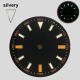 151 type of dials Submariner 28.5mm dial with calendar window suitable for NH35 movement luminous dial can support DIY dial customization name/logo