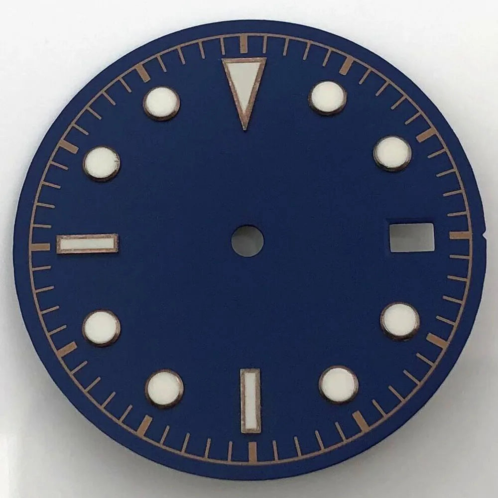 30.5mm Dial For 41MM Black Bay Mod Green Luminous  NH35 NH36 ETA2836/2824 Miyota8205/8215/821A