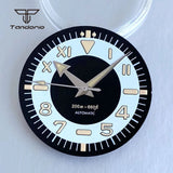 40mm Serica Mod Dive Case Domed Sapphire +Bracelet+31mm Dial+Hands Mod Accessories Fit NH35 NH36 NH38 ETA2824 PT5000 ST2130 Miyota8215