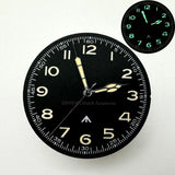 28.5mm NH35 Dial With Green Light Suitable for Japanese Movements NH35/NH36A Mechanical Watch Modification Accessories