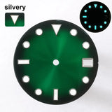 151 type of dials Submariner 28.5mm dial with calendar window suitable for NH35 movement luminous dial can support DIY dial customization name/logo
