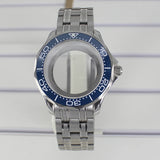 41mm Seamaster Watch Case 316 Stainless Steel 100M Waterproof for NH35 NH36 NH38 Movements 31mm Dial Watch Accessories