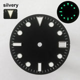 151 type of dials Submariner 28.5mm dial with calendar window suitable for NH35 movement luminous dial can support DIY dial customization name/logo