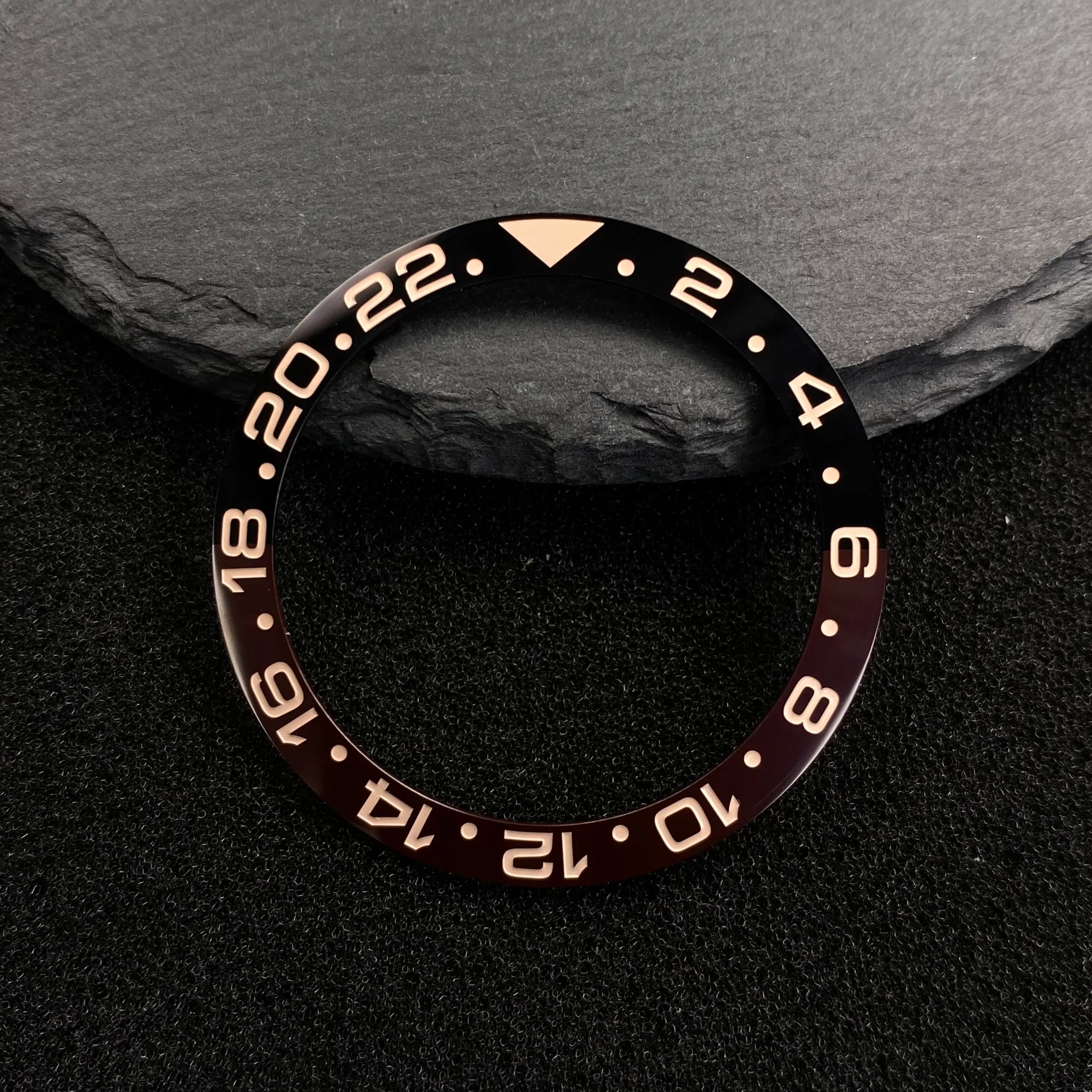 Submariner Bezel NH35 38mm bezel insert red Hands Watch Hands Blue Green Luminous Red Green Blue Hands For NH35/36/4R/7S Movement Watches Parts