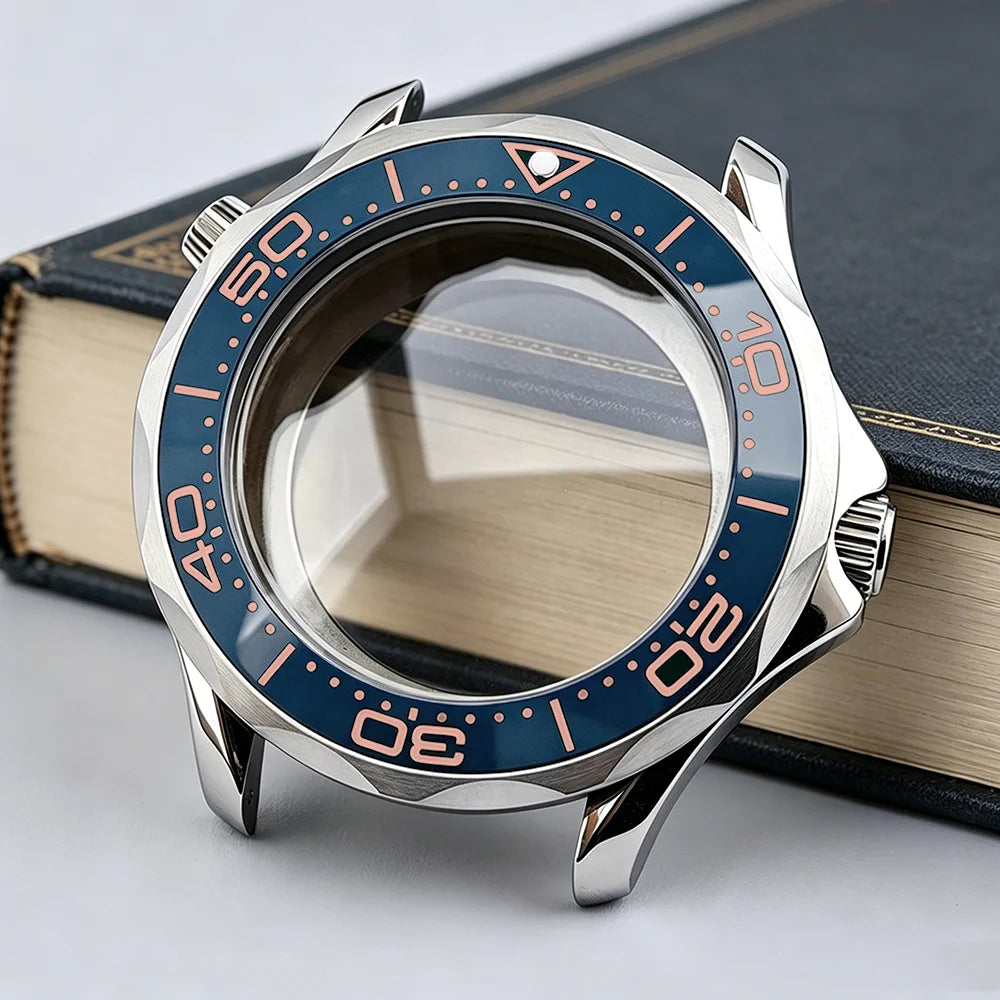 42mm NEW Seamaster Case with 31.5mm Dial 38mm bezel insert Fits NH35 movement Sapphire Stainless steel 10bar