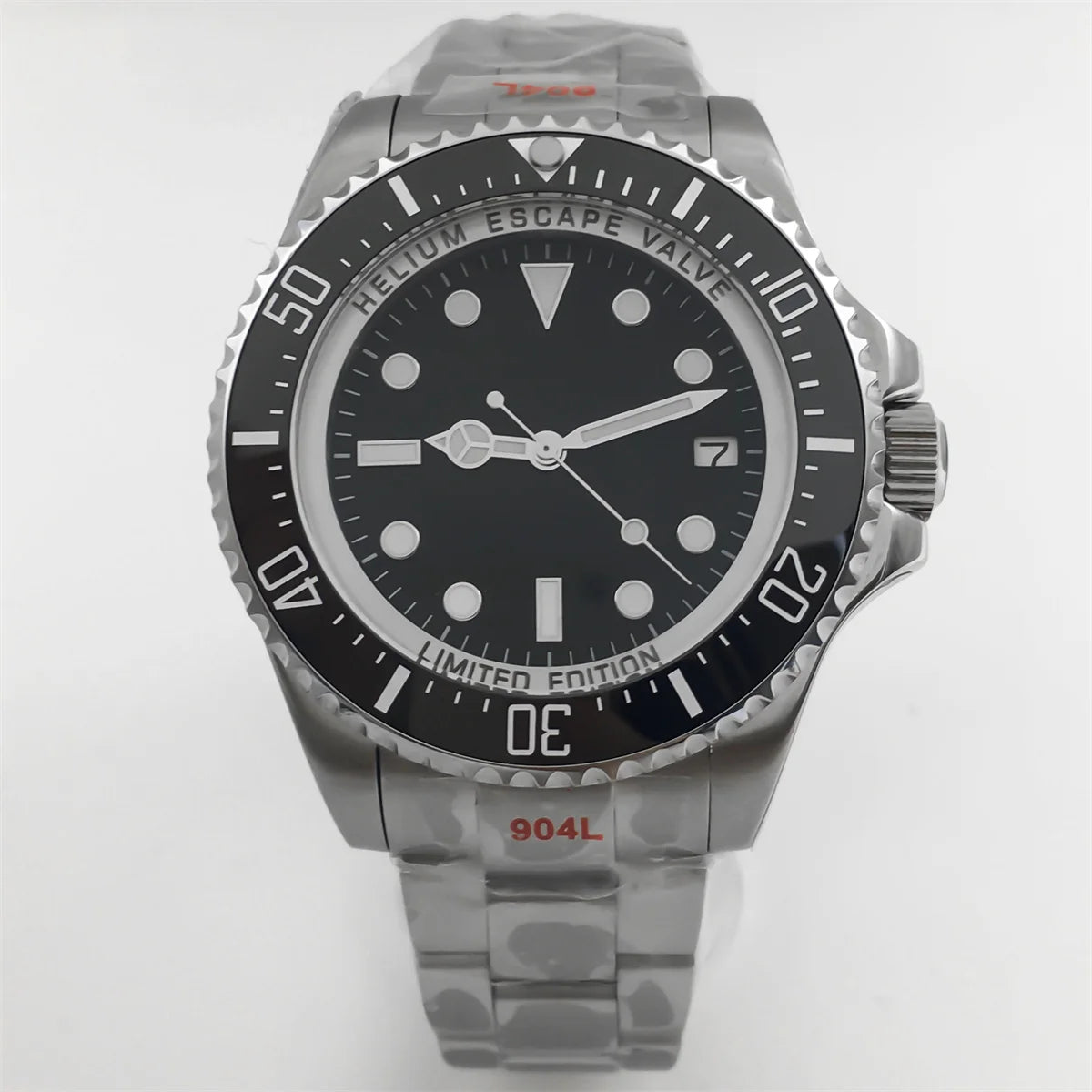 Customizable James Cameron watch MOD TD268K NH35A C3 Lume Hands 43mm 10ATM  sapphire glass ceramic Diver