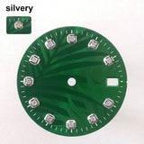 151 type of dials Submariner 28.5mm dial with calendar window suitable for NH35 movement luminous dial can support DIY dial customization name/logo