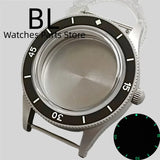 Miyota 9015 watch Case Fifty Fathoms 40mm Retro Domed Sapphire Luminous Bezel For NH35 NH36 NH34 ETA 2824 PT 5000 Miyota 9015 10bar