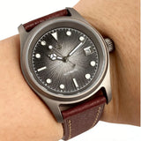 36mm Titanium Pilot Watch Tandorio TD140T Texture Dial Miyota 8215 NH35 PT5000 Automatic 20ATM Sapphire