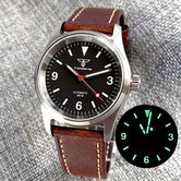 タンドリオ 36mm パイロットウォッチ TD140B PT5000 NH35Aムーブメント 20気圧サファイア