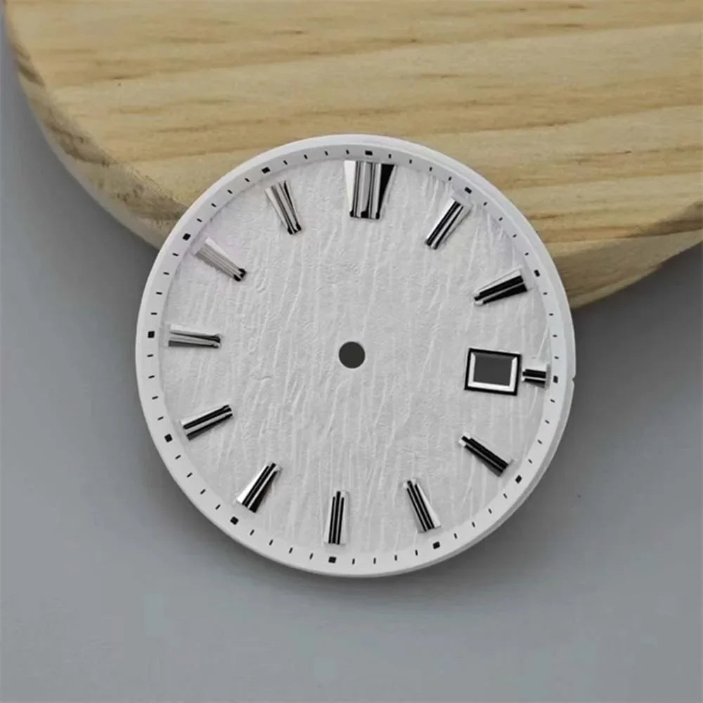 New NH35 Watch Dial 33.5mm Black White Blue Green Dial for NH35 NH36 Movement Watch Accessories No Logo Diy Parts