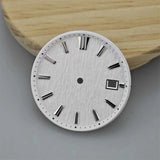 New NH35 Watch Dial 33.5mm Black White Blue Green Dial for NH35 NH36 Movement Watch Accessories No Logo Diy Parts