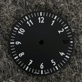 28.5MM ウォッチダイヤル NH35 シングルデイト/日付なしカレンダーウォッチフェイス グリーン ルミナスウォッチアクセサリー NH35/NH36/4Rムーブメント用