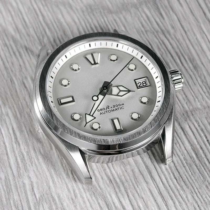 Premium 38mm GS Mod Watch Case Chapter Ring NH35NH34 Automatic Mechanical Movement Stainless Steel Watch Fits The 28.5mm Dial