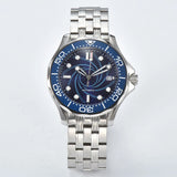 Customizable Seamaster Watch Miyota 8215 Automatic Dive Coated Hardlex Date 20ATM