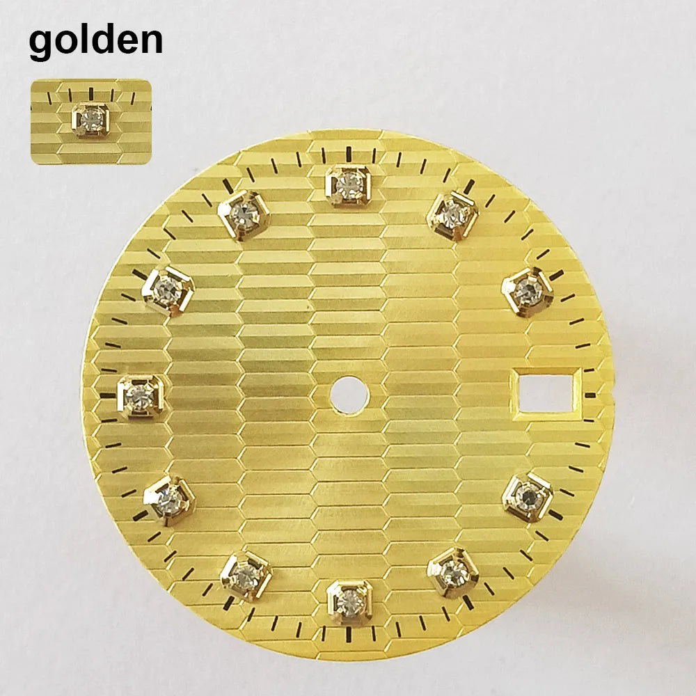 151 type of dials Submariner 28.5mm dial with calendar window suitable for NH35 movement luminous dial can support DIY dial customization name/logo