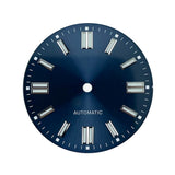 Double bar 28.5mm Watch Dials for NH35A NH38 Movement No Date with BGW9 Lume NH35 Dial Green Orange Blue PzpNqzZr