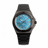 40mm PVD Black Engineer Watch Tandorio TD331P NH35 Automatic Sapphire Glass 100m Waterproof