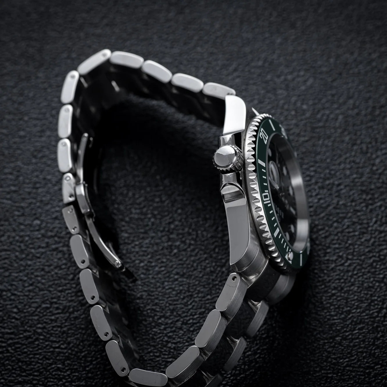 Quartz Diver Submariner 41mm Miyota 2115 Movt Sapphire Ceramics Stainless Steel 50M Waterproof