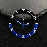 Submariner Bezel NH35 38mm bezel insert red Hands Watch Hands Blue Green Luminous Red Green Blue Hands For NH35/36/4R/7S Movement Watches Parts