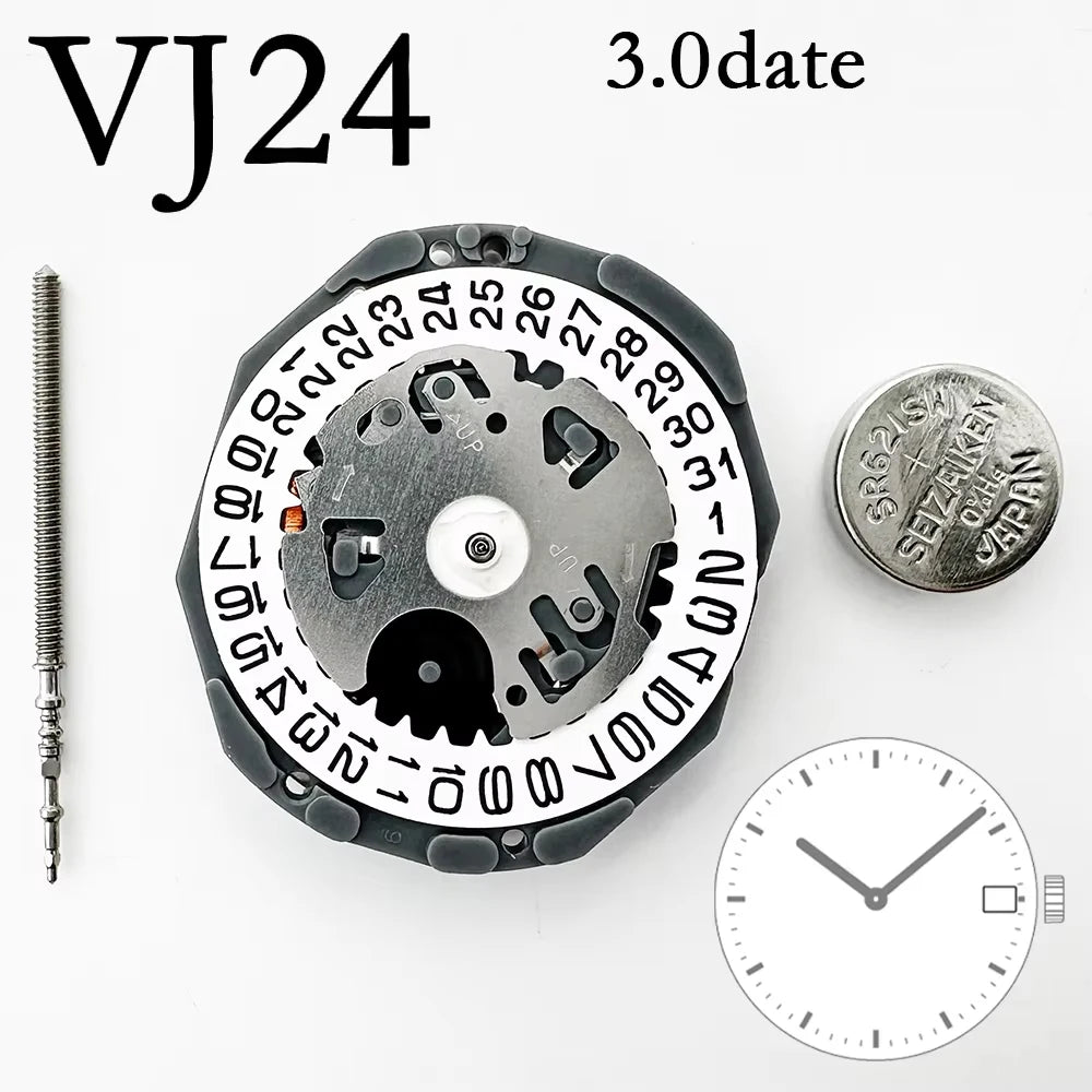 Women Tank Watch Case Roman Markers 27*35mm No Logo For Seiko VJ24 Quartz Movement Mod Parts