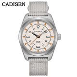 Miyota 8215 Titanium Watch 40mm CADISEN TI-7 Automatic Luminous 10Bar AR Sapphire
