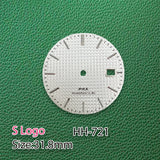 31.8mm watch dial PRX dial NH35 Oak dial Dial No Hands Green Luminous Suitable for NH35 NH36 Movement Watch Modification Accessories